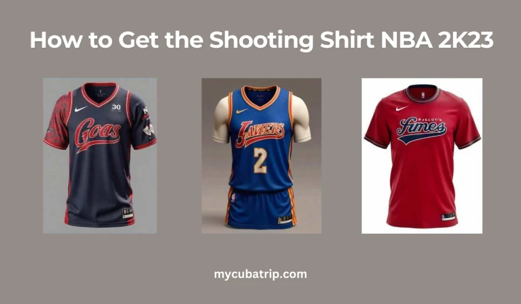 Shooting Shirt NBA 2K23 Mod